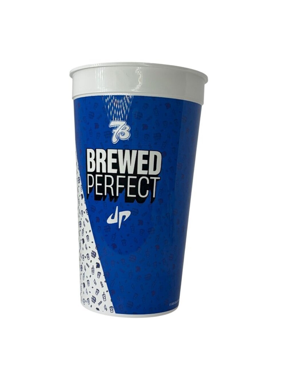 7 Brew Brewed Perfect Collectors Cup Limited Edition 32 OZ Blue White Signature